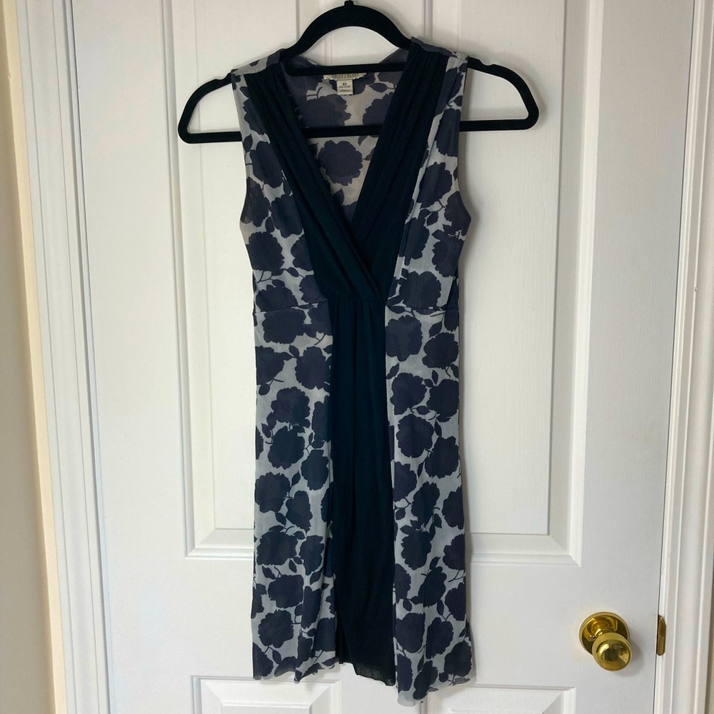 White House Black Market Sleeveless Dress with Panel